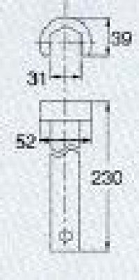 画像1: 【株式会社カクダイ】  一つ穴混合栓用締付工具  6035-24