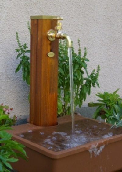 画像1: 624-901【株式会社カクダイ】 水栓柱パン(円柱用)