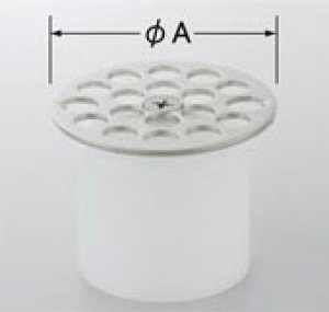 画像1: 【INAX】 ストール排水ワン付目皿 A-215 (1)