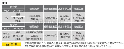 画像5: オイルストレーナー　OF-15LVS【オンダ製作所】 (5)