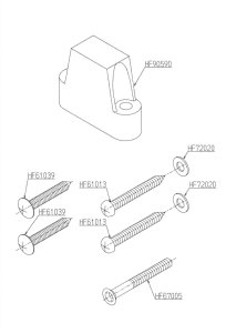 画像1: HH04033　固定具類【TOTO】 (1)