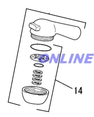 画像2: HC712TK   シャワーヘッド組 旧HC712DW 【KVK】 (2)