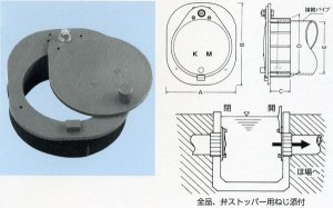 画像1: 水口パイプ分水栓　VU用　KMW1型【東栄管機】　 (1)