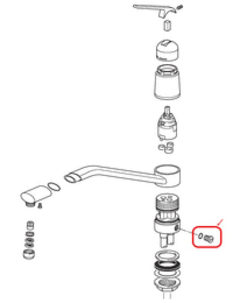 画像1: 旧ＭＹＭ品　給水取出口蓋　　KPS575TK (1)