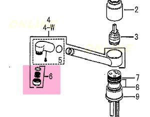 画像1: 吐水口金具　MYM　KP2882　（受注生産品納期約1週間） (1)