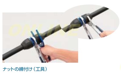 画像1: 【栗本商事】水道用ポリエチレン管樹脂継手　ポリグリップ用　ナット締付け用スパナ (1)