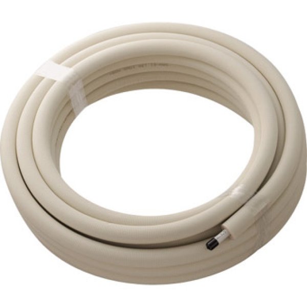 画像1: SANEI T102T-2Y-13AX25-10 保温材付アルミ複合架橋ポリエチレン管 13A 25m巻 10mm保温 (1)