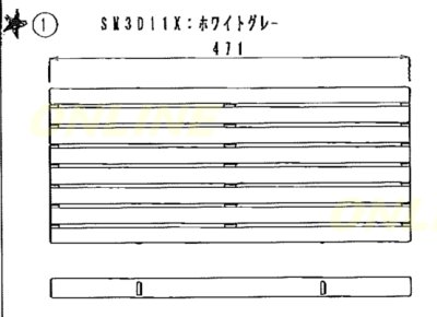 画像2: GRYGVA5175  床パンタイプ　UB グレーチング　旧SM3D11X【PANASONIC】 (2)