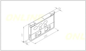 画像1: TCH482S  リモコン組品 【TOTO】 (1)