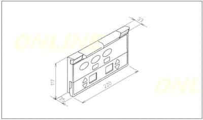 画像1: TCH482S  リモコン組品 【TOTO】 (1)