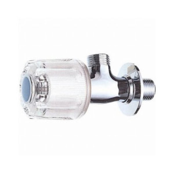 画像1: V24AC-13【SANEI株式会社】アングル化粧バルブ［共用形］ (1)