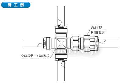 画像4: WX2-2013-S   ダブルロックジョイント クロステーパめねじ 【オンダ製作所】 (4)
