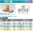 画像3: WT1-13C-Sなど  　ダブルロックジョイント　青銅製　同径チーズ　【オンダ製作所】 (3)