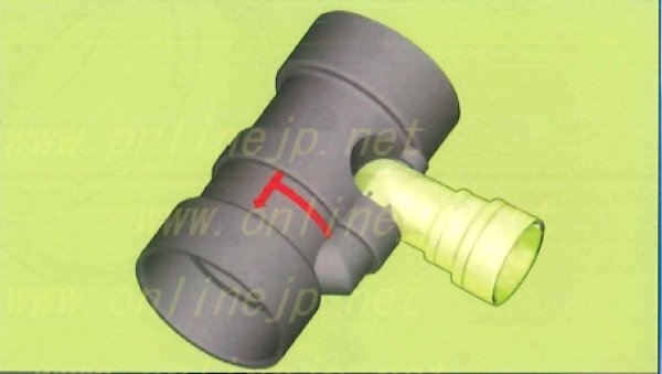 画像1: DV-DT-50X20/25K　食洗機継手　180度可動　合流チーズ 【東栄管機】 (1)