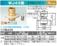 画像3: WJ43型  ダブルロックジョイント 　床下取付けアダプター 埋設×【オンダ製作所】 (3)