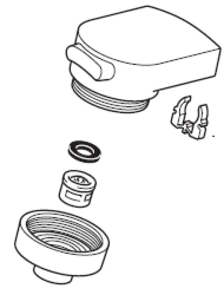 画像2: HC740-6   シャワーヘッド組【KVK】 (2)