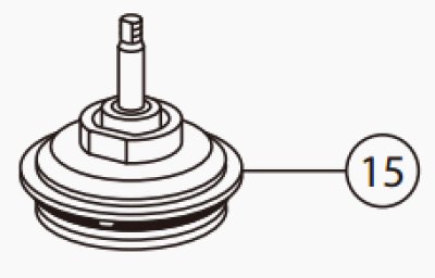 画像2: A-936   定量止水計量部カムケース 【LIXIL INAX】 (2)