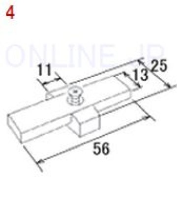 画像2: KC920ZZ 上部ストッパー【panasonic】ユニットバス 折れ戸用:旧KC920Z (2)