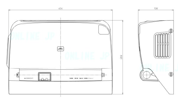 画像1: TCM255RR #NW1【TOTO】 ケースカバー組品　旧TCM255N　旧TCM255N #NW1 (1)