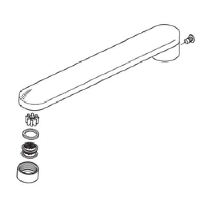 画像4: Z464P KVK KM82用 KVK 吐水口 (4)