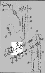 画像1: CQ583B15Z CQ583B用　栓棒（寒冷地用）コマ一体型　【PANASONIC】  (1)