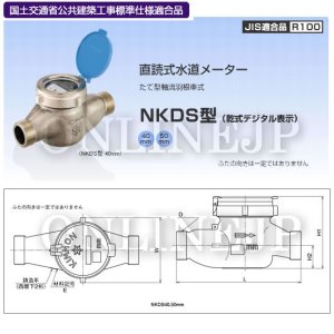画像1: 【期間限定品】azbil金門 エコメーター  NKDS40（メーターパッキン2枚付き） (1)