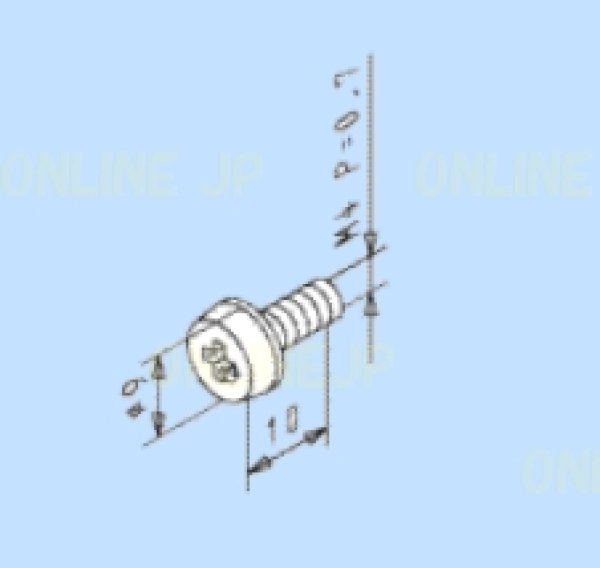 画像1: TH61147R  コーンねじ 旧61147R 【TOTO】 (1)
