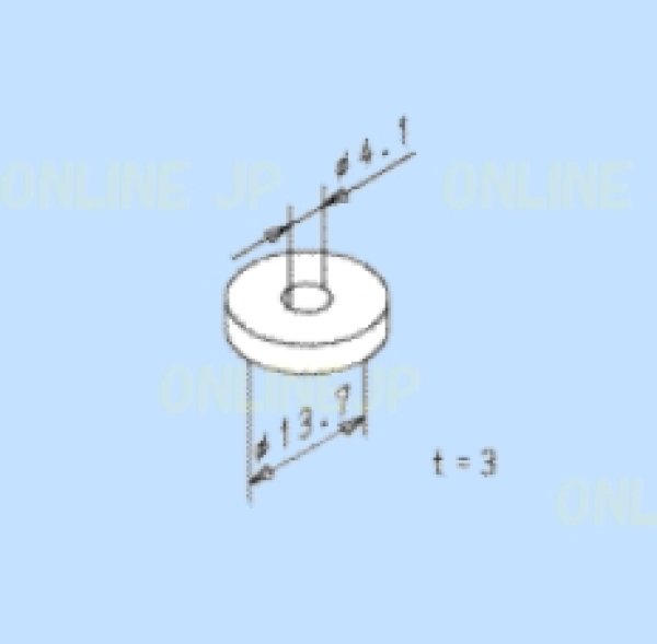 画像2: TH91120E 弁座パッキン【TOTO】 (2)