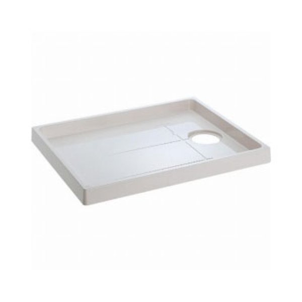 画像1: H541-800【SANEI株式会社】洗濯機用防水パン(W800XD640)トラップ付 (1)