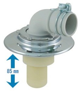 画像1: MB44BW　MB44BWM　新型 洗濯機排水トラップ【ミヤコ株式会社】 (1)