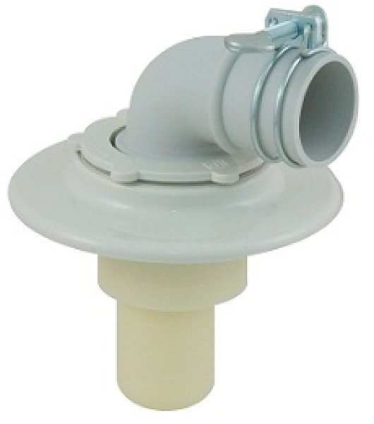 画像2: 洗濯機排水トラップ ミヤコ MB44BW MB44BWM 低床対応 (ツバ下85mm) VP/VU50兼用 (2)