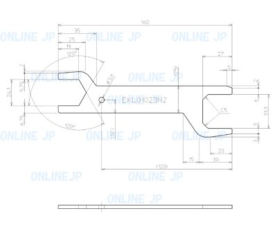 画像2: EKL01023N2  配管締付け工具  【TOTO】 (2)