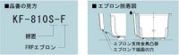 画像2: KF-1101S-F（ブルー・アイボリー））全エプロン着脱式（左右変更可能）　【クボタ】