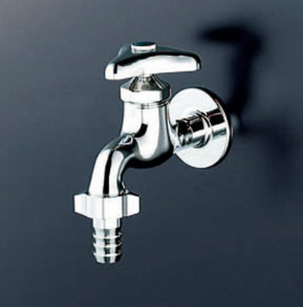 画像2: K4J  カップリング付横水栓 逆止弁付  JIS 【KVK】 (2)