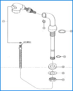 画像1: A-2000　シャワーセット部 【LIXIL INAX】　 (1)
