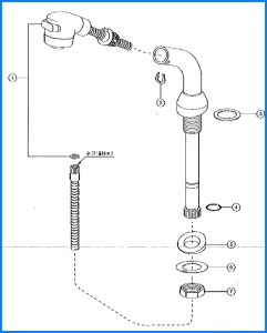 画像1: A-2000【LIXIL INAX】　シャワーセット ASSY (1)