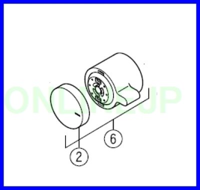画像2: ZK1F619MA KVK 切替 ハンドルセット (2)