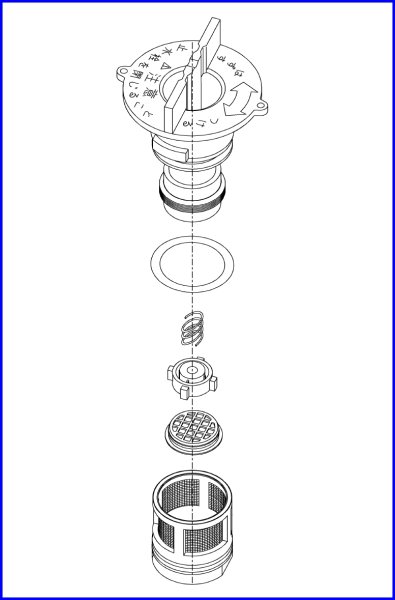 画像2: HH0704  フィルターユニット【TOTO】 (2)