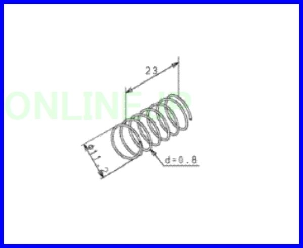 画像1: 64037 ばね　【TOTO】 (1)