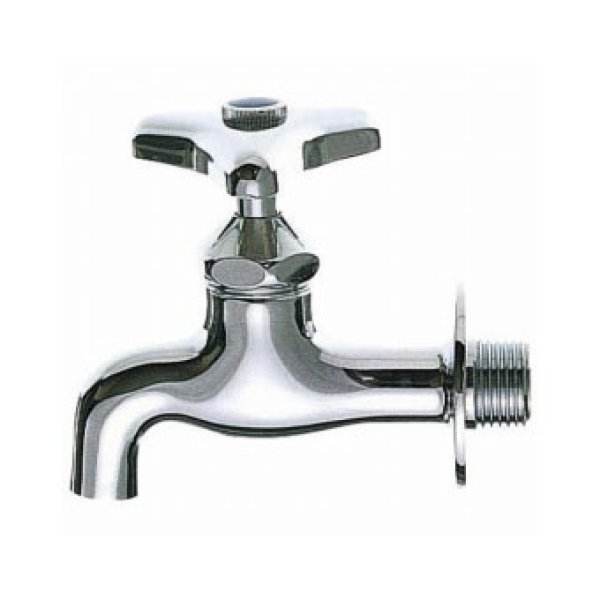 画像1: JY10E-13【SANEI株式会社】   横水栓（節水固定コマ仕様）［共用形］ (1)