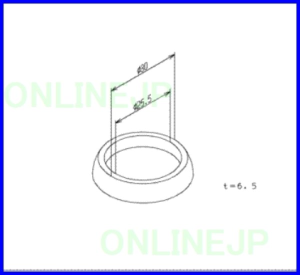 画像3: TH91978HP【TOTO】 Uパッキン (3)