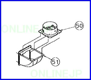 画像1: S20BHWZ3FL用　排気口 SE6Z9V0000  or L型ダクトSE6Z9V0015【PANASONIC】  　 (1)