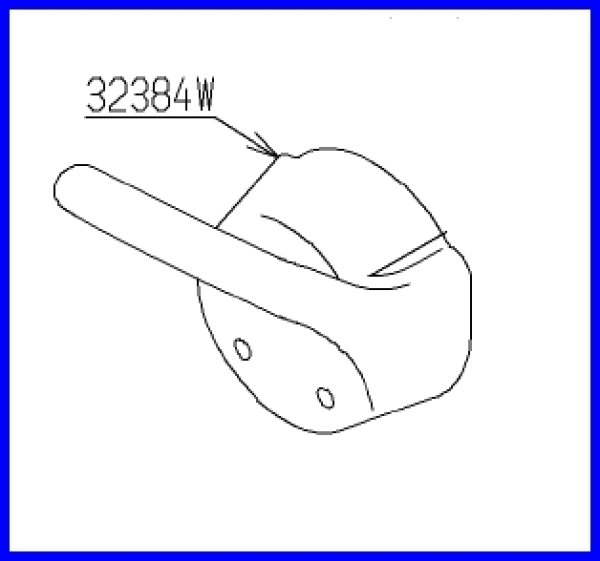 画像1: TH32384W【TOTO】レバーハンドル (1)