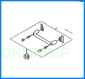 画像1: RL9PKB1252K2Z 折戸　RL4CF01R用　把手セット　【PANASONIC】ユニットバス　 (1)