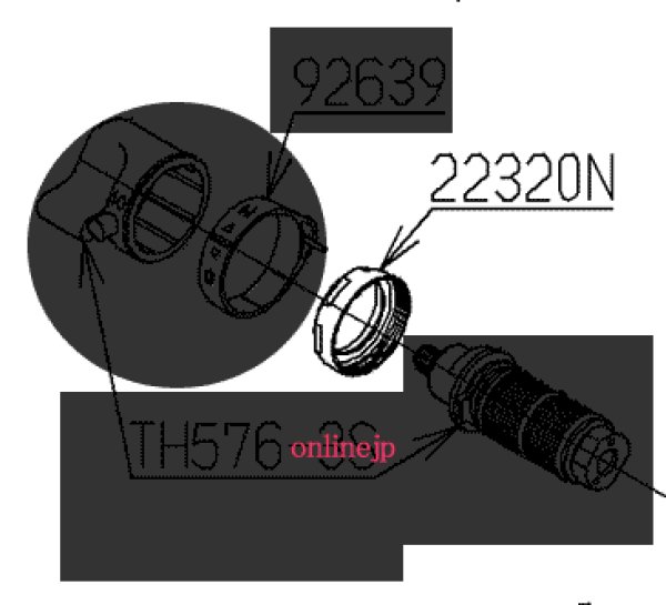 画像1: TH22320N【TOTO】ナット (1)