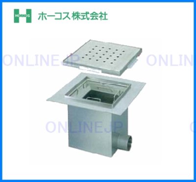 画像3: ST-30 厨房用バスケット枡 標準蓋(SUS平板パンチング)【ホーコス】　　 (3)