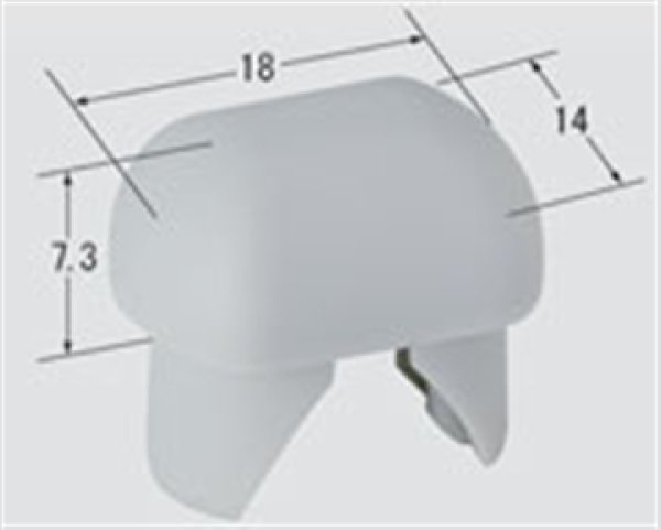 画像1: 【INAX】 便フタ足[K100-9513] (1)