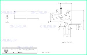 画像1: AFKH364   W700下枠AT材　L-1000mm【TOTO】 (1)