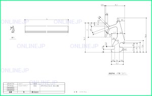 画像1: AFKH364   W700下枠AT材　L-1000mm【TOTO】  (1)