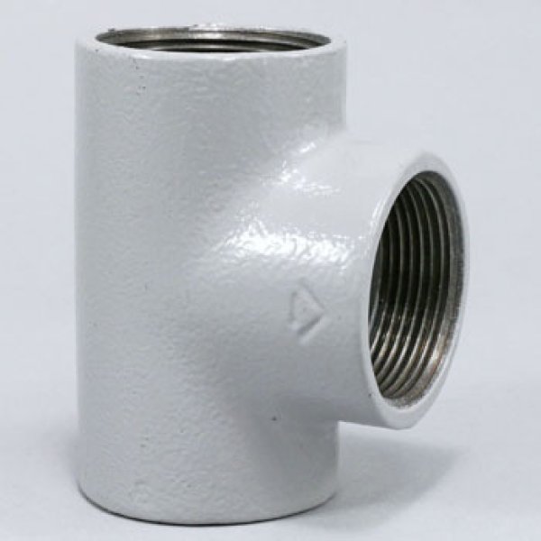 画像1: 【水道用】VLP 樹脂コーティング管継手 チーズ　VLP-T (1)